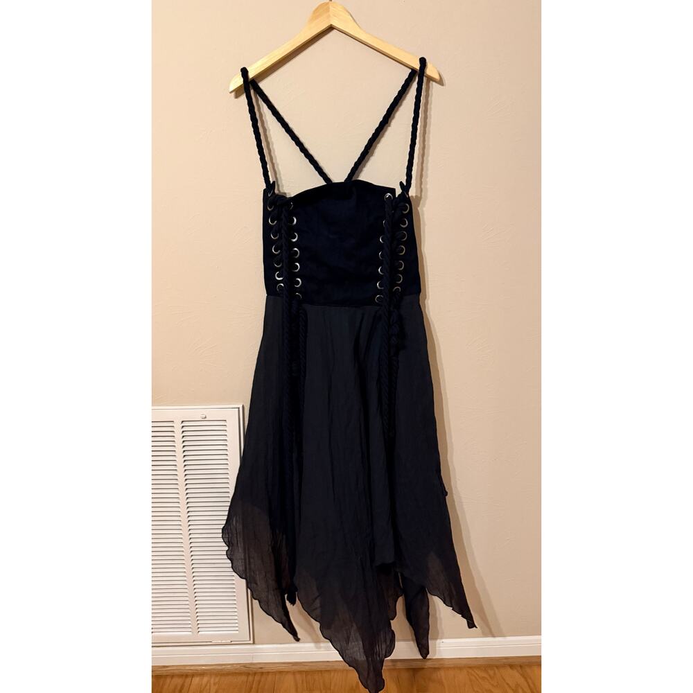 Dolls Kill Darker Wave Rope Dress Size Large